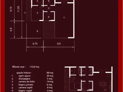 le corbusier home Low-poly 3D model