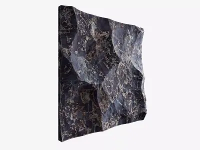 01-RockPanel marble wall art 3D model