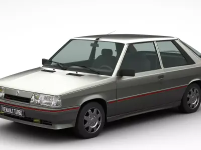 Renault 11 Turbo Coupe 3D model