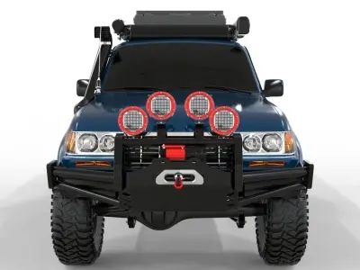 Toyota Land Cruiser Serie 80 1990 Full Accesories 3D model