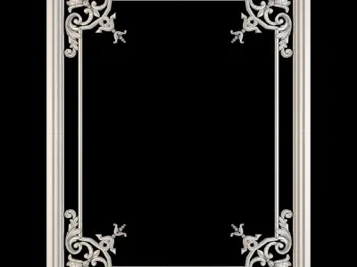 Decorative Frame 01 3D model