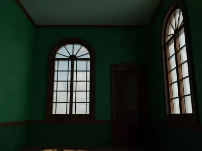 House Room 1 Low-poly 3D model