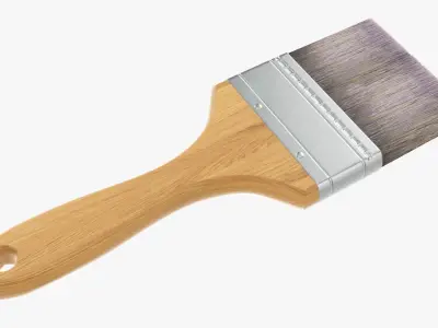 Painting brush regular 03 3D model