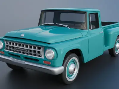 International Pickup 1964 3D print model