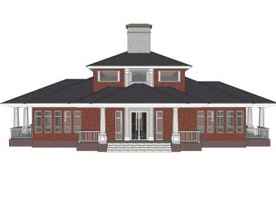 Prairie House 03 -Archimple LLC 3D model