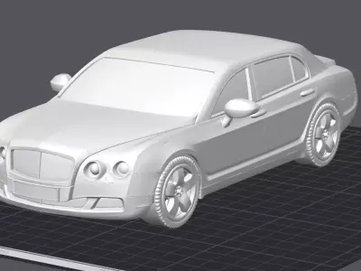 Bentley Continental Flying Spur 3D Car Model 3D print model