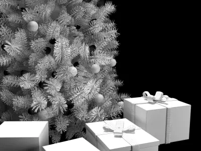 Christmas tree 3D model 13