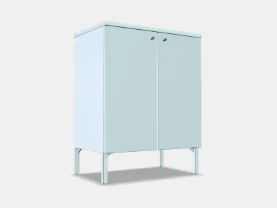 NYSJON Wash-basin base cabinet w 2 doors Low-poly 3D model