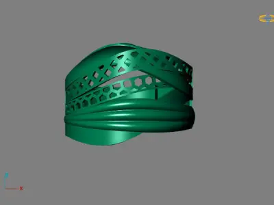 Fancy Womens Rings Plain Rings Ready STL 3DM Models Rings 3D print model 56