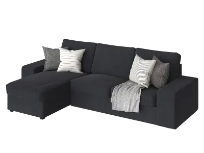 Kivik sectional sofa ikea 3D model