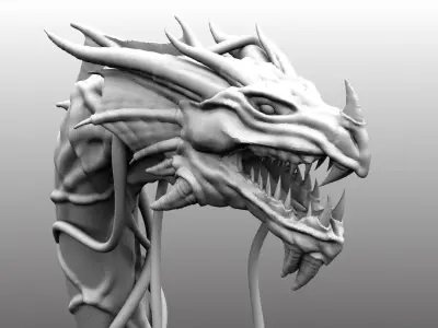 Guardian Forest Serpent  3D print model