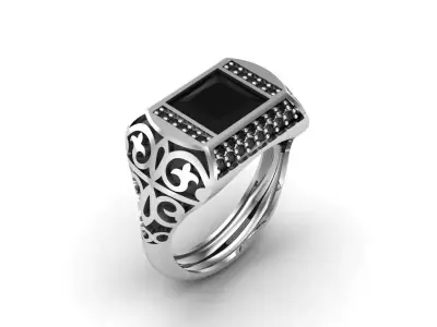 STL 3DM Gents Rings Ready Models Mens Rings 3D print model 3D print model