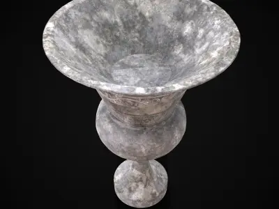 Small Garden Planter  Low-poly 3D model