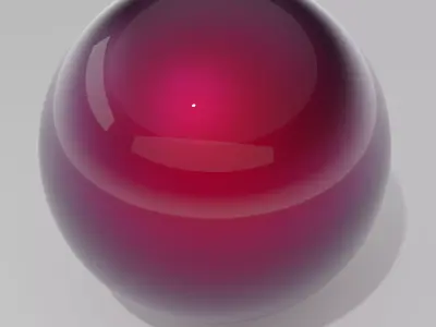 Metal flake paint shader 3D model