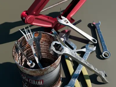 Simple Tools for any use 3D model