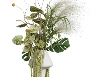 Flower In Vase 68 3D model