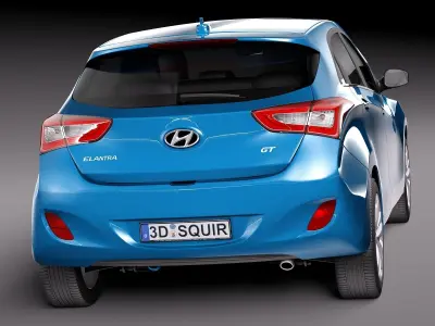 Hyundai Elantra GT 2016 3D model