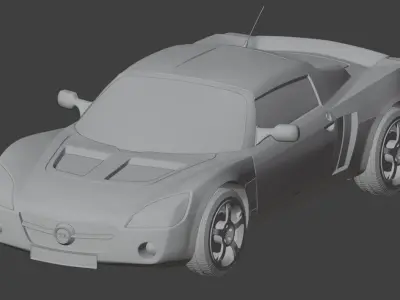 Opel Spedster 2001 3D model
