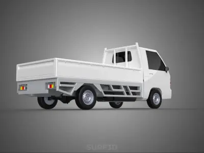 FLAT DECK PICK UP COLT DELICA L300 DIESEL PICKUP CAR TRUCK CARRY 3D model