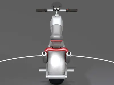 Motorized Unicycle 3D model