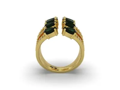 Set  Loops - Jewelry 3D - 9 Models 3D Model Pack