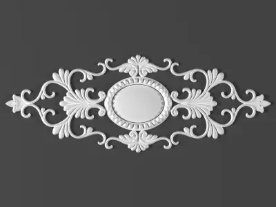8 ornamental classic decoration 3d model kitbash vol 14 3D model