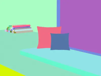 Modern residential indoor 3 d model 3D model