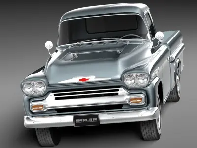Chevrolet Apache Pickup CG 1958 3D model