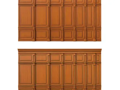Wooden panel 01 06 3D model