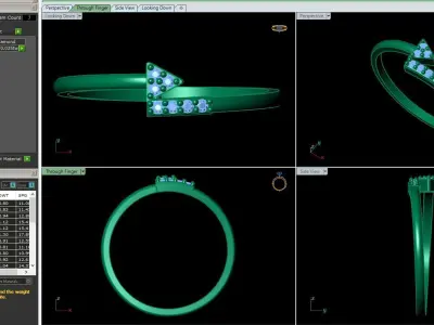 Women Ring 1 3D print model purchase