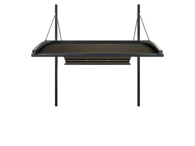 Motorized Pergola 6a chrome matte 3D model