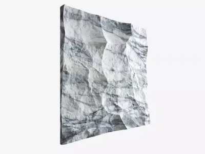 377-RockPanel marble wall art transparent 3D model