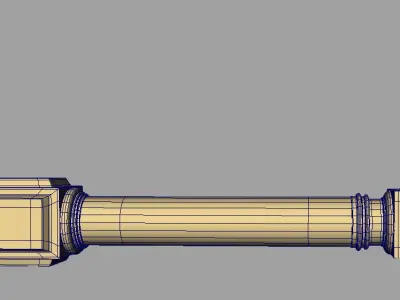 Simple column 3D model