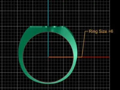 ALPHABET LOVE RING 3D PRINTABLE MODEL 3D print model