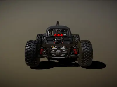 Beetle Modified Hot Rod 3D model