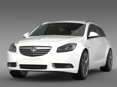 Vauxhall Insignia Sports Tourer 2013 3D model