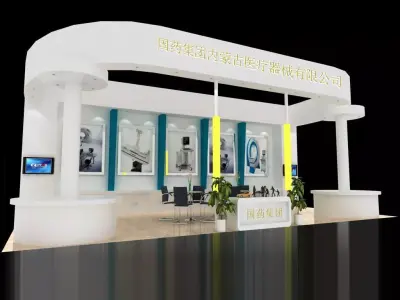 Exhibition - Area - 12X6-3DMAX2009-01 3D model
