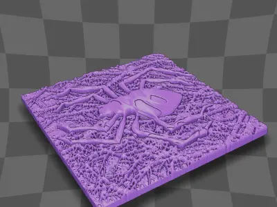 A poisonous spider for home decoration 3D print model