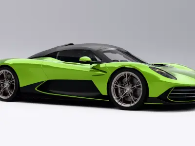 Aston Martin Valhalla 2026 Low-poly 3D model