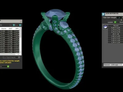  ring code 251 3D print model