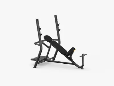Technogym Element Inclined Weight Bench 3D model