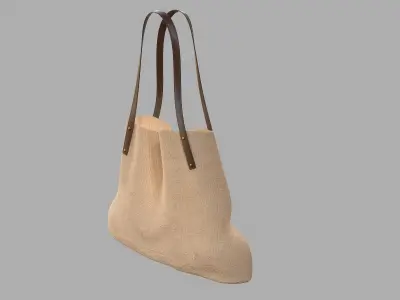 Shopper Handbag Free low-poly 3D model