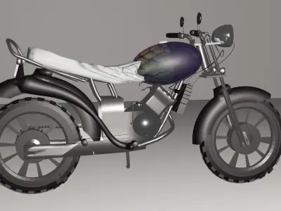 Motorcycle 3D model 3D model