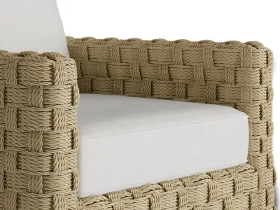 Barton Lounge Chair 3D model