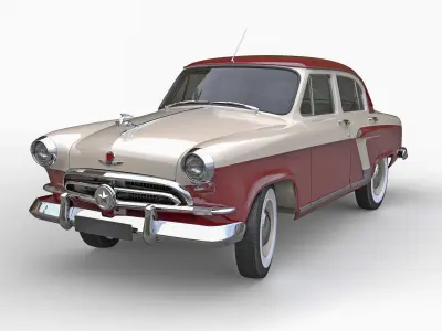1957 GAZ M 21 Volga 3D model