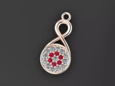 Infinitive Pendant 3D print model