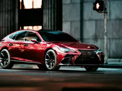 Lexus LS 500 F 2022 3D model