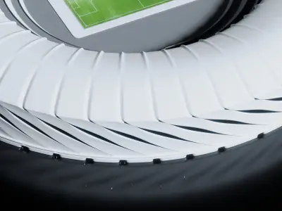 Futuristic Stadium 3D model