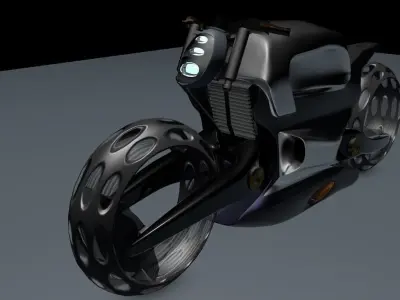 Rhino cafe racer 3D model