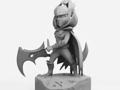 Phantom Assassin Chibi - DOTA 2 - 3D Print Collection 3D print model